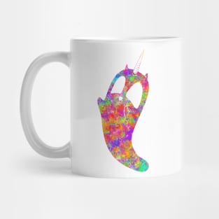 splatter unicorn cat ghost Mug